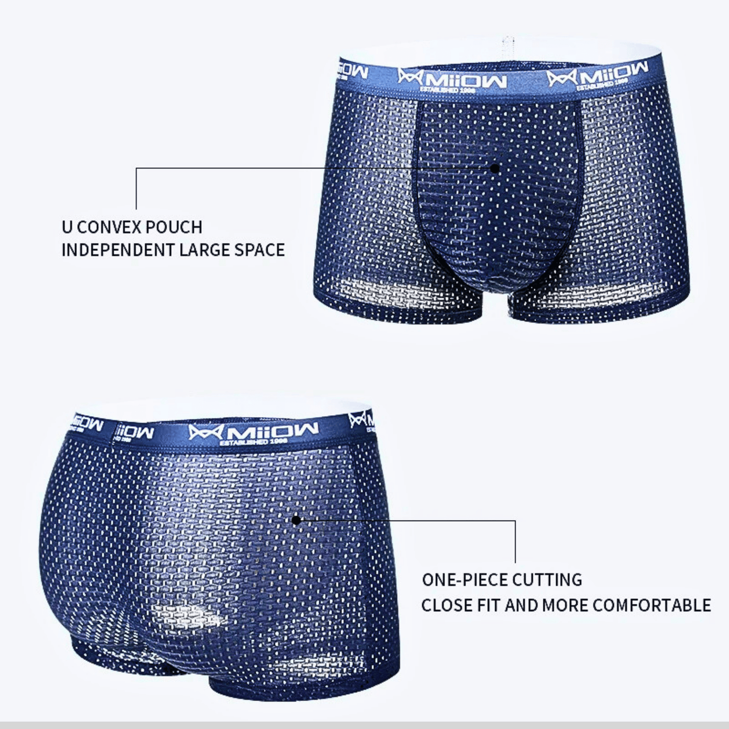 MIIIOW Collection_Cool Comfort Men's Boxer Briefs™
