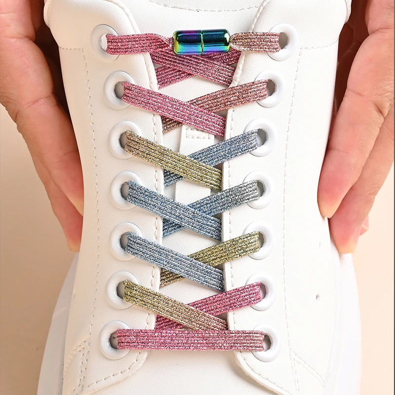 Colorful No-Tie Elastic Shoelaces™
