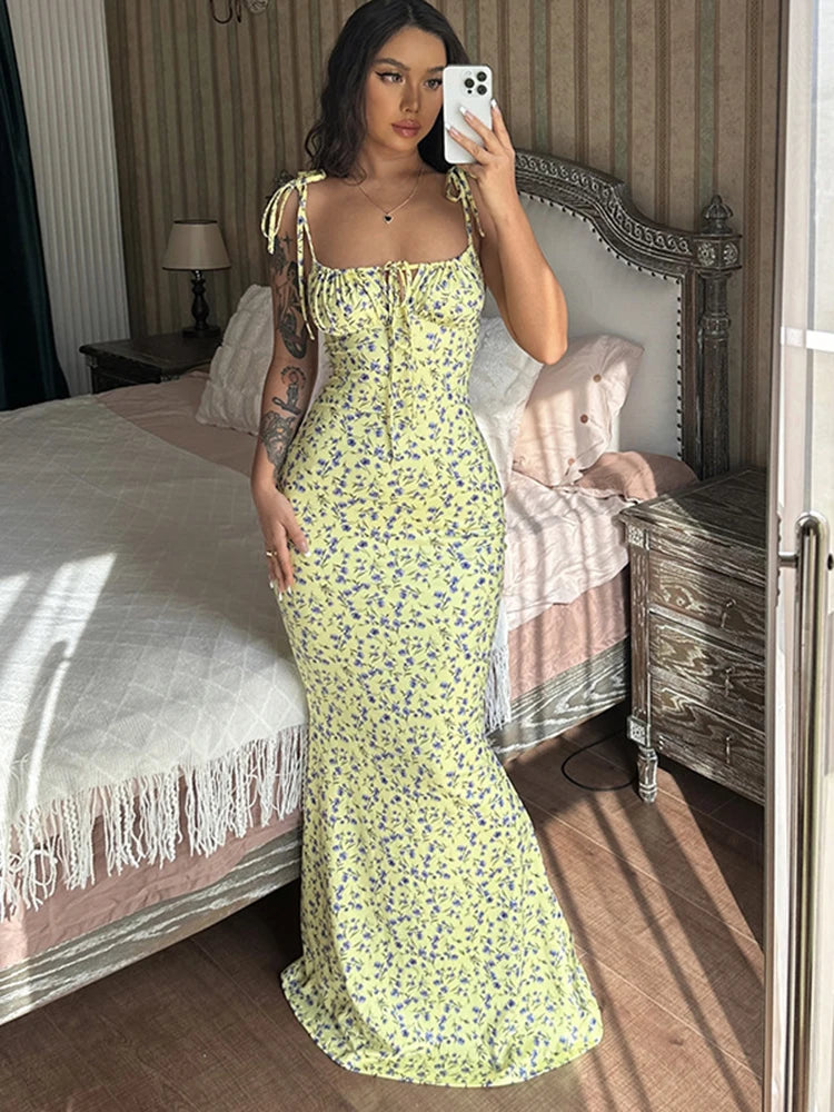 Elegant Floral Bodycon Summer Dress™