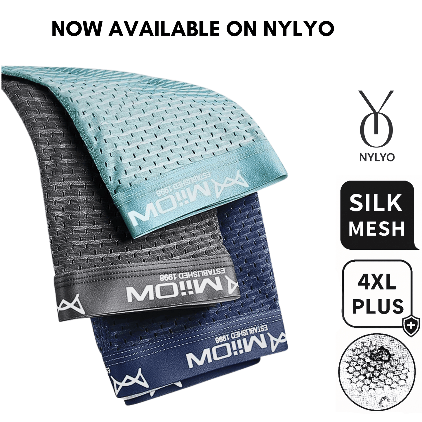 MIIIOW Collection_Cool Comfort Men's Boxer Briefs™