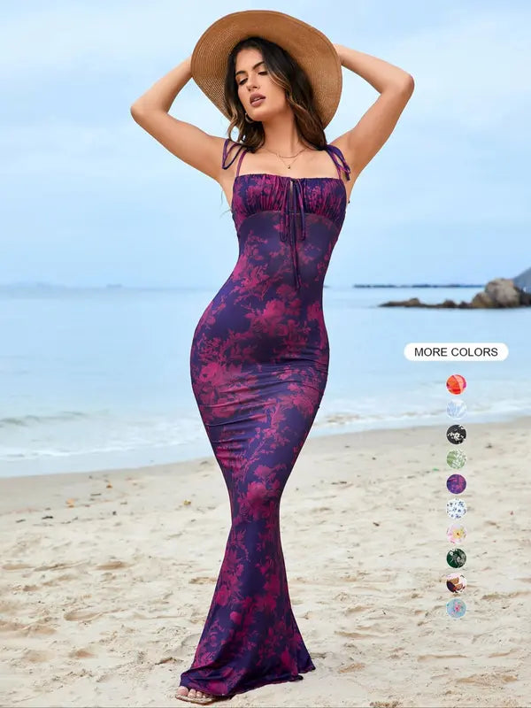 Elegant Floral Bodycon Summer Dress™