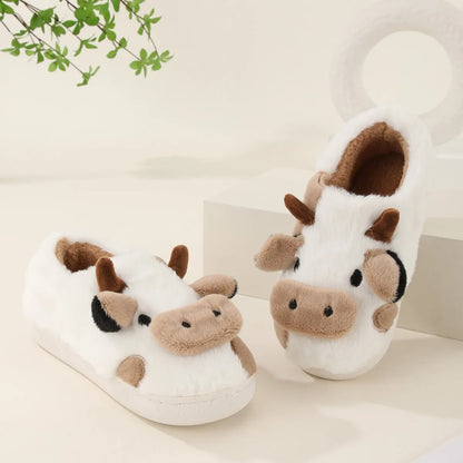 Cozy Cow Plush Couples Slippers™