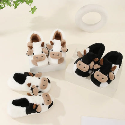 Cozy Cow Plush Couples Slippers™