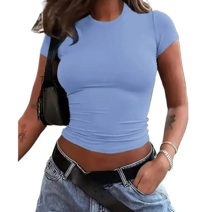 Chic Y2K Cropped Summer Tee™
